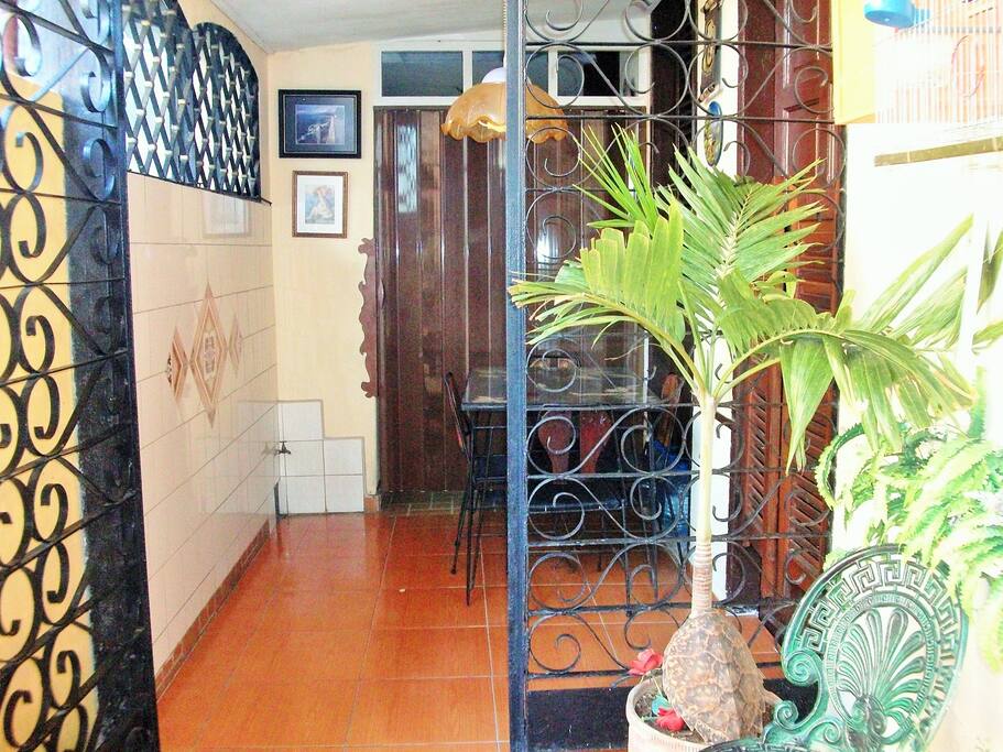 PASILLO LATERAL QUE DA AL APARTAMENTO INDEPENDIENTE Y A LA TERRAZA PRINCIPAL