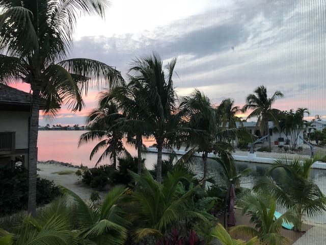 Florida key sunset view
