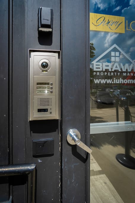 Front security door