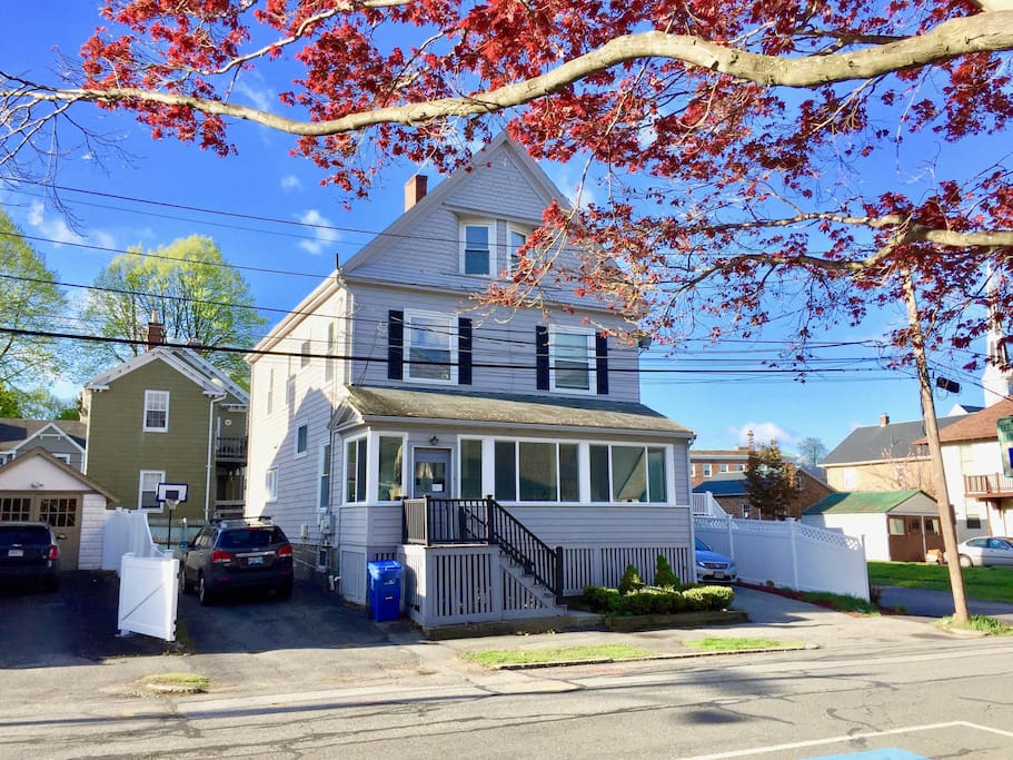 Large New England home within walking distance to restaurants, shops and groceries