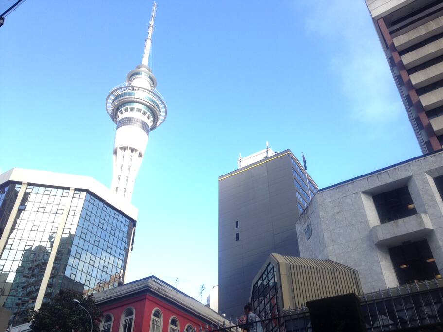 The Sky Tower - not a view from our house, but definitely a highlight of the inner city for views and the thrill seekers!