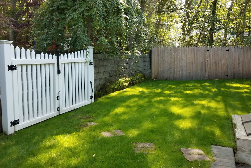 The back of the house