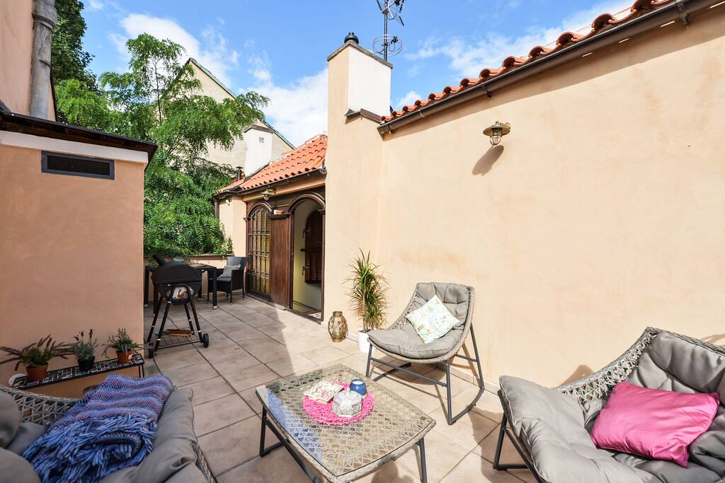 Terrace with bbq