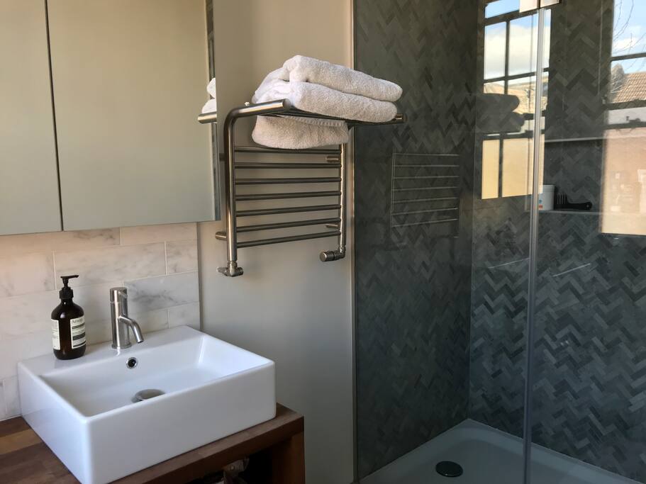 En suite bathroom