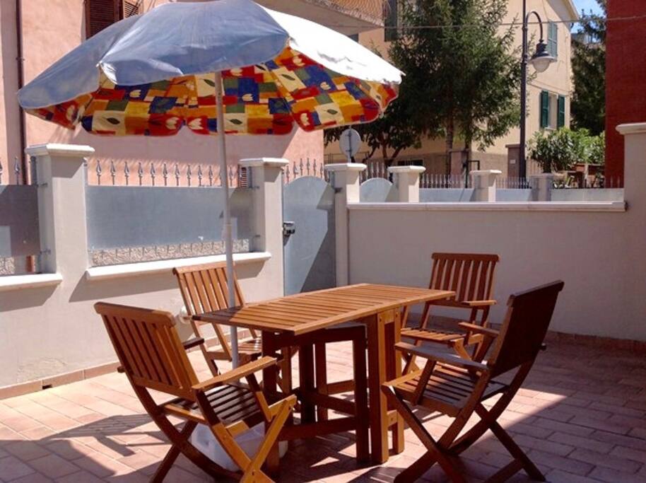 terrazzo attrezzato