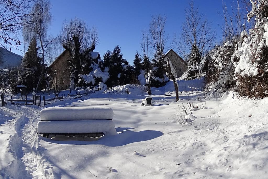 Jardin accessible toute l'année
