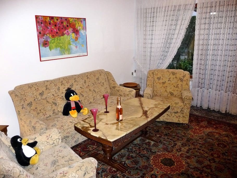 Sitzecke im Wohnzimmer