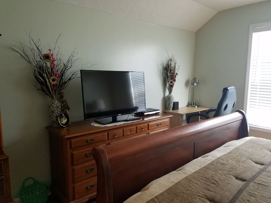Cable TV and Desk