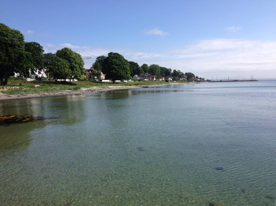 Cosy environment around the beach in Snekkersten