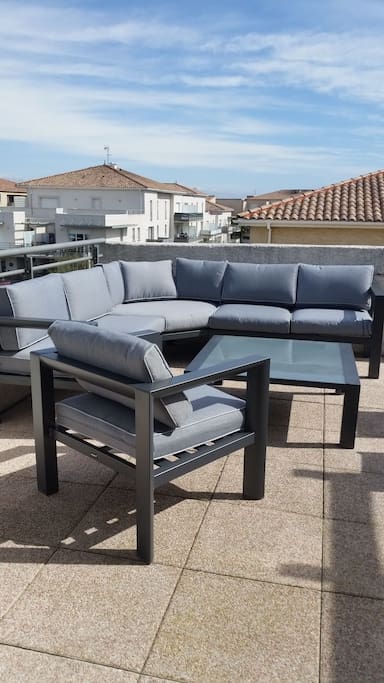 Grande tersasse de 27m²