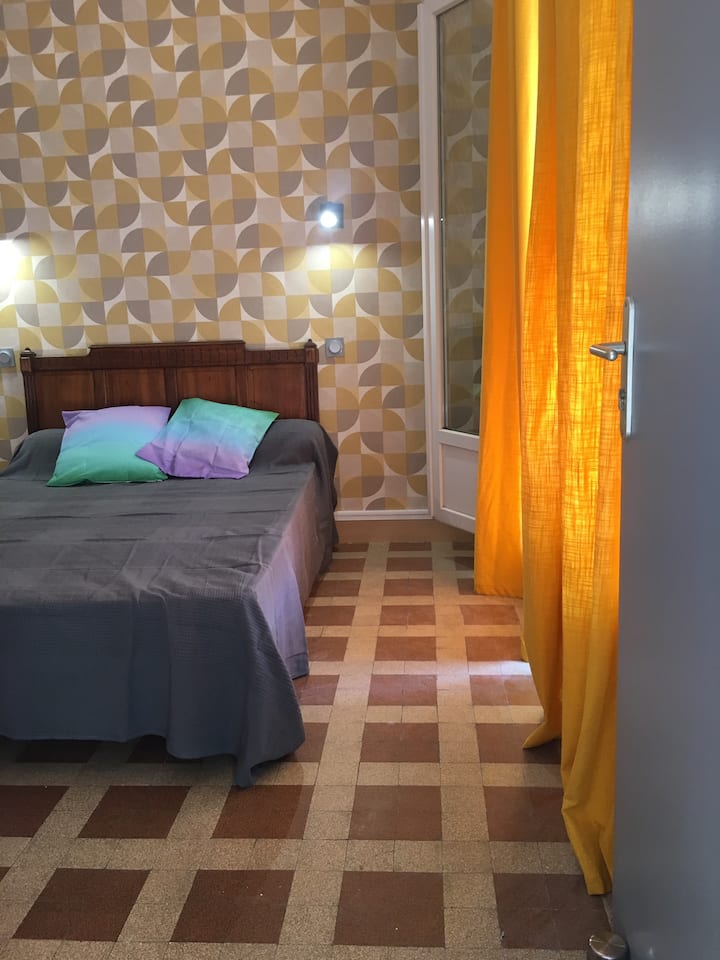 Habitación que da a la terraza