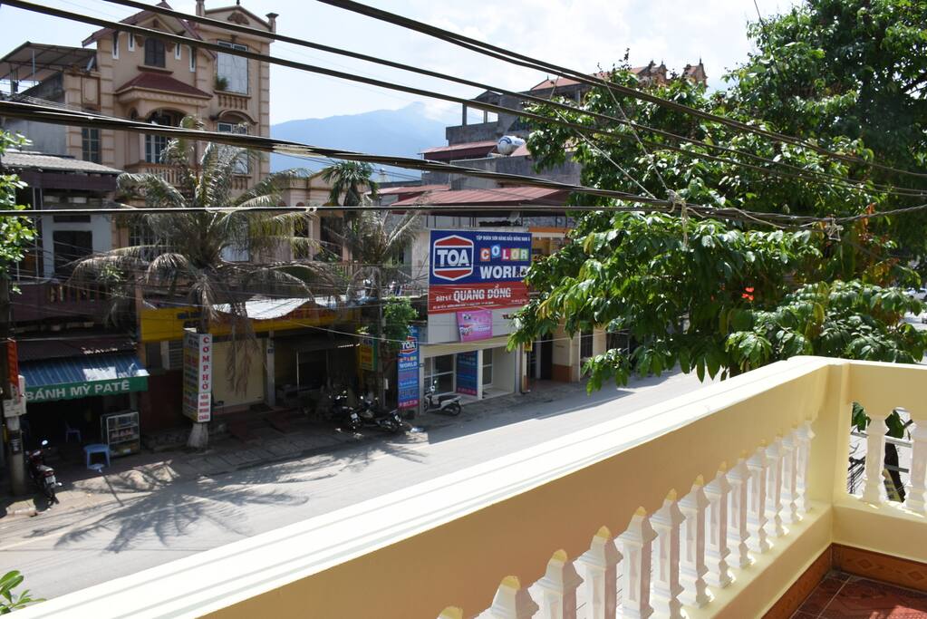 View from the balcony.