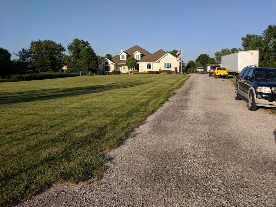 Drive-Way to the property