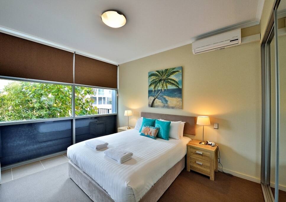 Wake up in the master suite to your cannel view