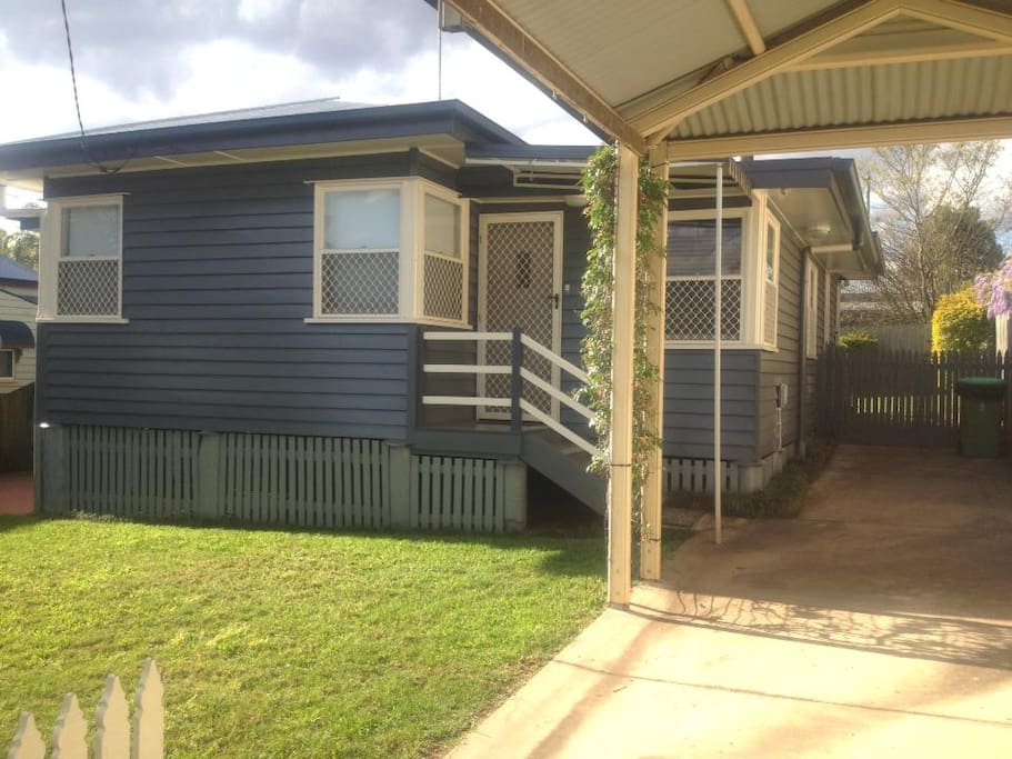 HOUSE FRONT - COVERED PARKING
