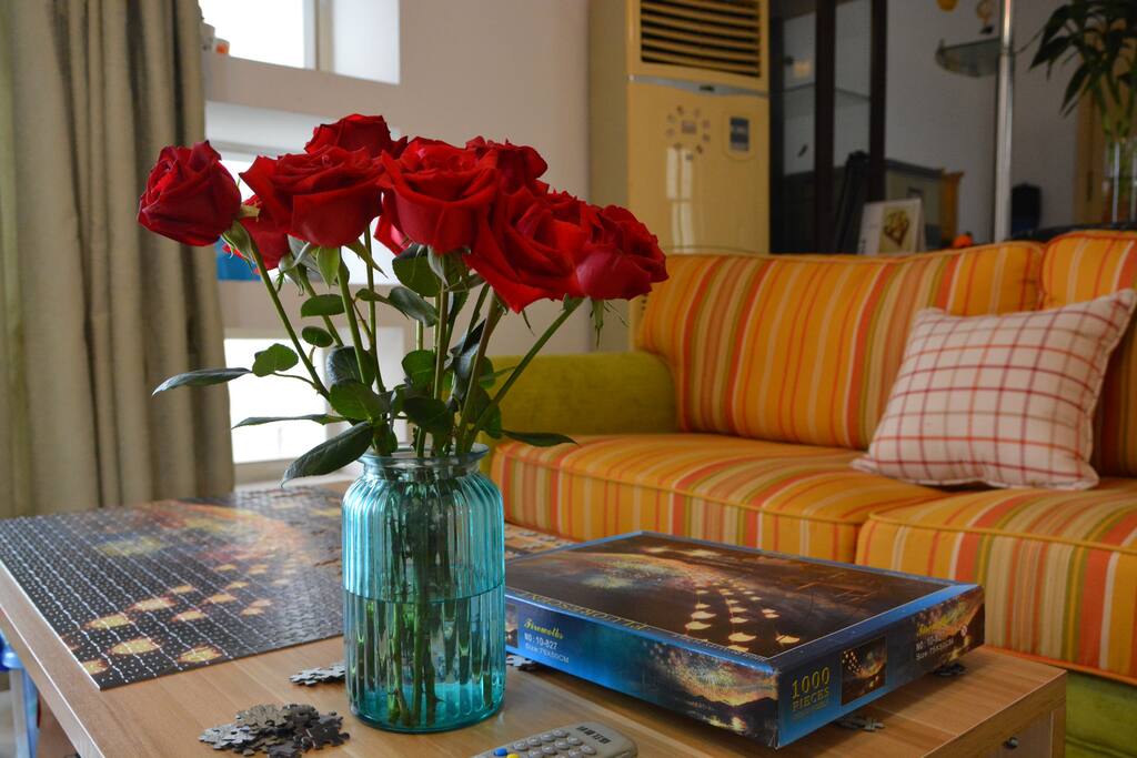 舒適的沙發。
Comfortable sofa
