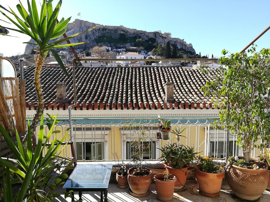 Outside balcony