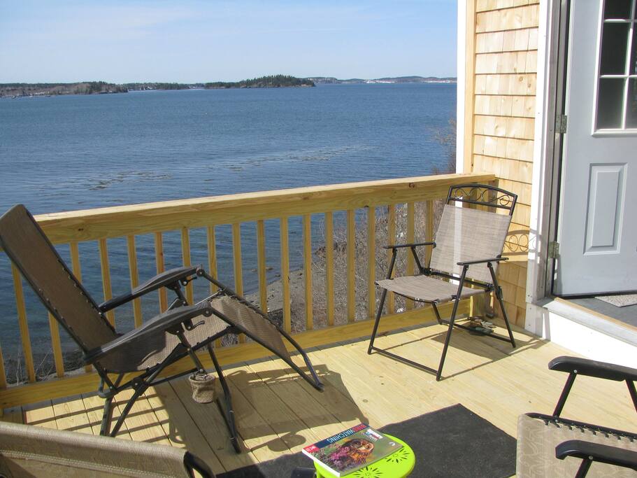 One of 2 decks bayside