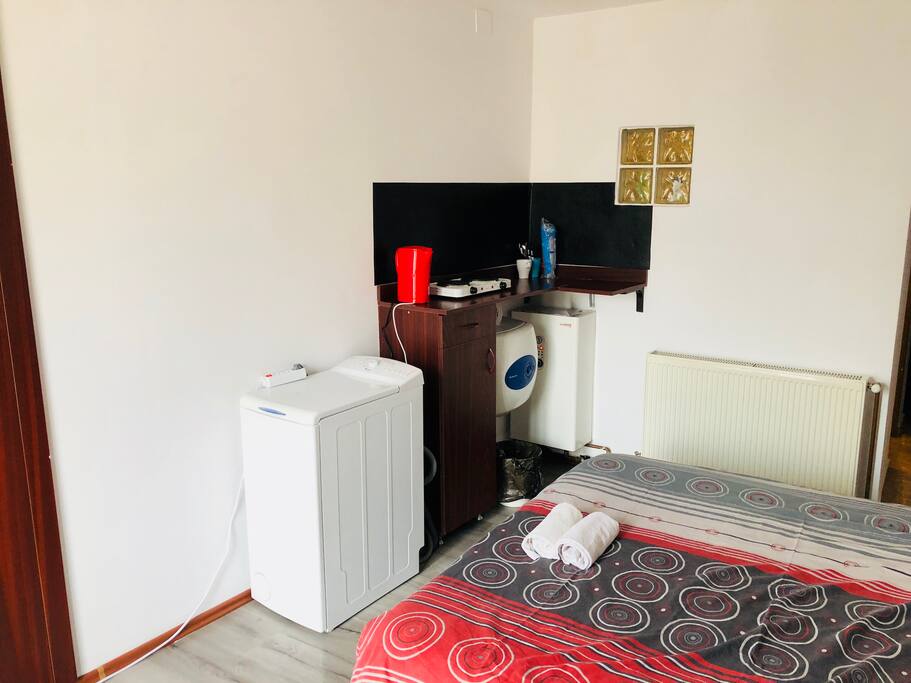 Washing machine, heating system