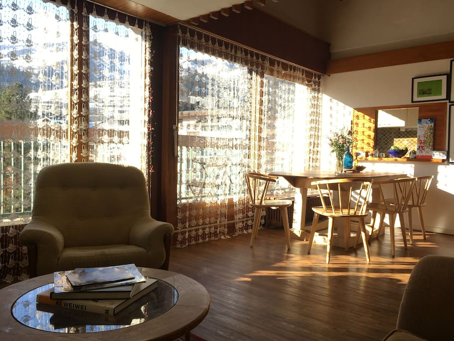 Relaxed seating area