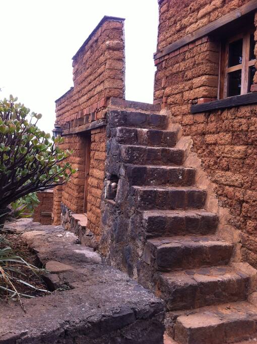 Escalera a la terraza