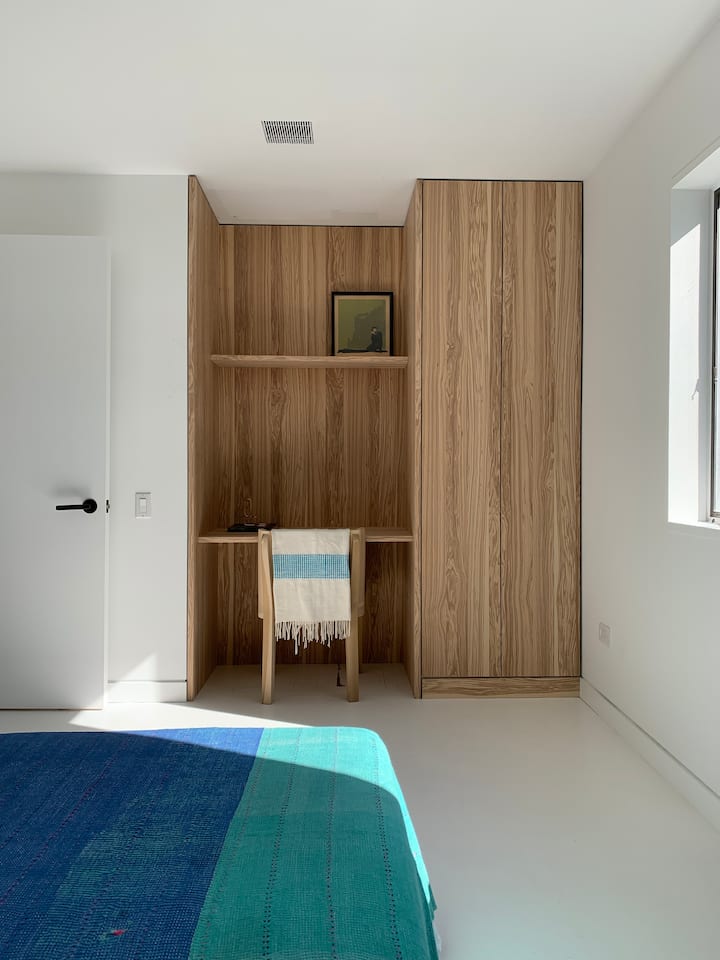 Camera da letto per gli ospiti due letti matrimoniali