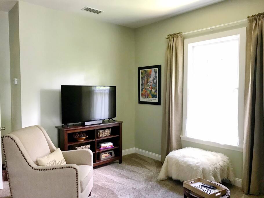 Living area with Smart TV