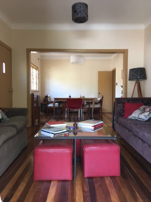 Beautiful hardwood floors all over the house