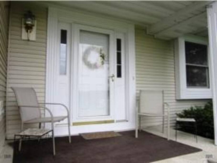 Great front porch.