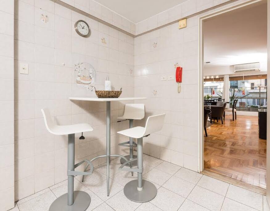Sala de estar en cocina