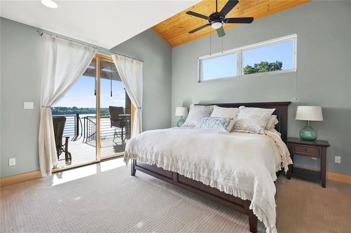 Master king size suite with private patio on second floor