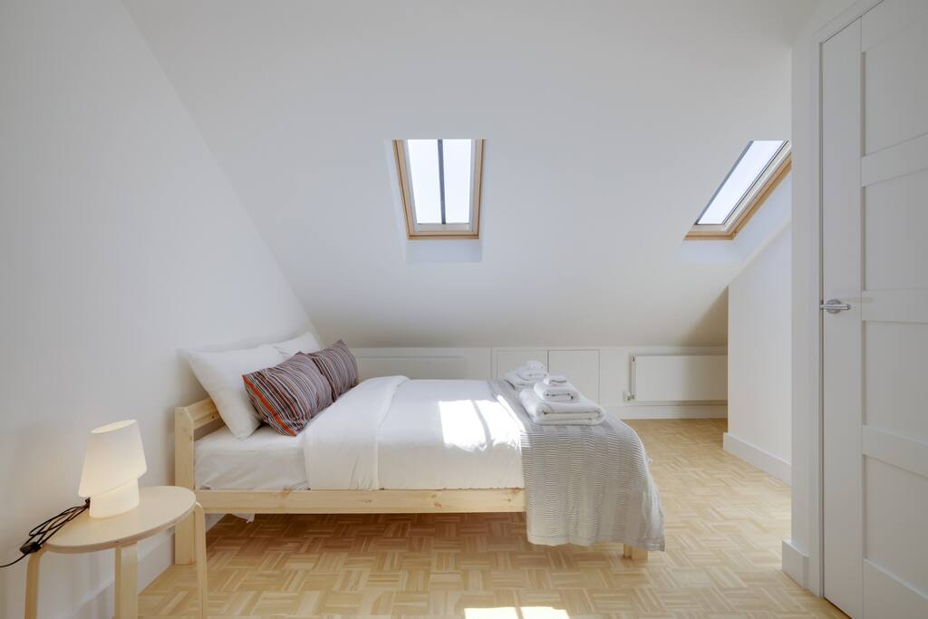 The master bedroom.