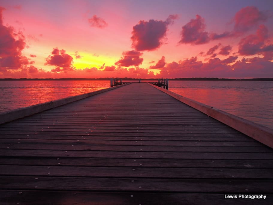 Sunrise @ Military Jetty, Pumicestone Passage, Caloundra
