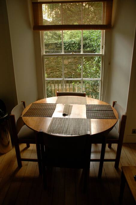 Living room with Dining area adjacent to kitchen