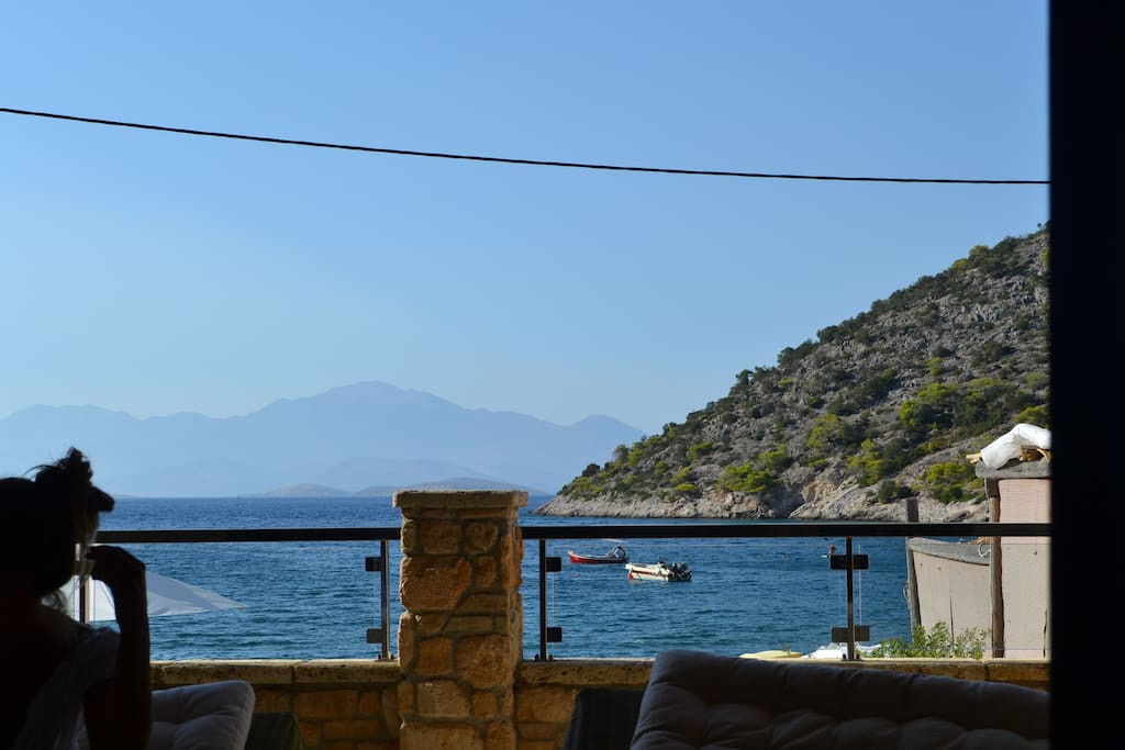 View from the house's balcony