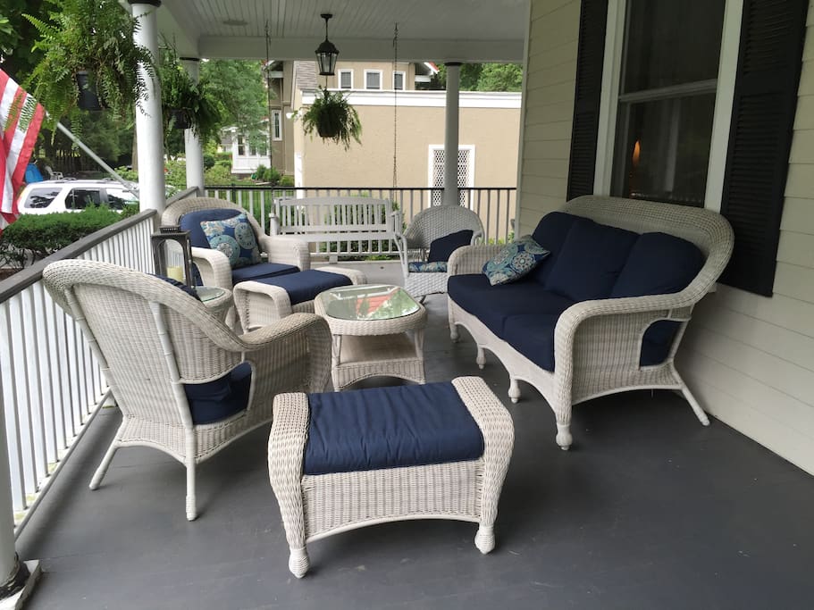 Relax on the wrap around porch