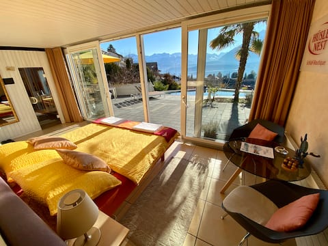 OTIUM- URSULA, Honeymoon Studio, Lake view, Sauna