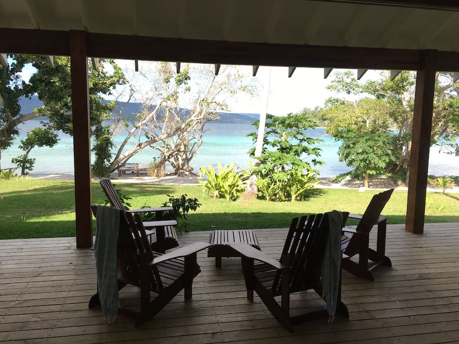 Stunning views from the veranda.