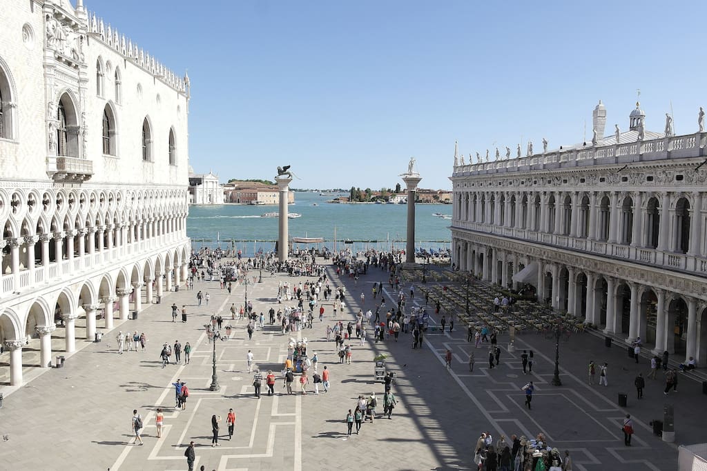 Saint Mark's Sq. just around the corner