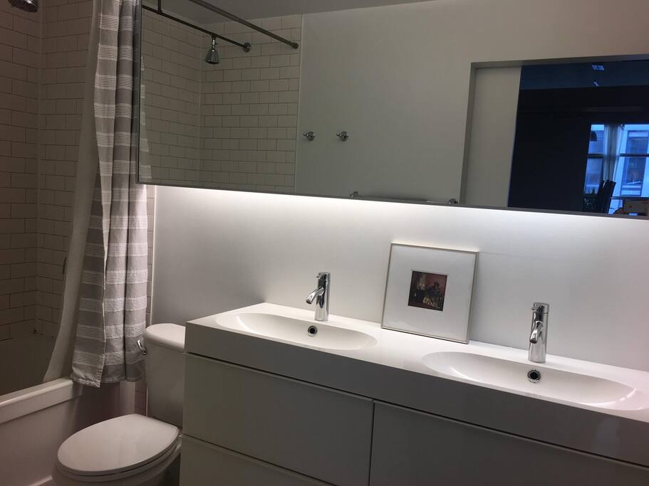 Double Vanity/ Double Shower Head