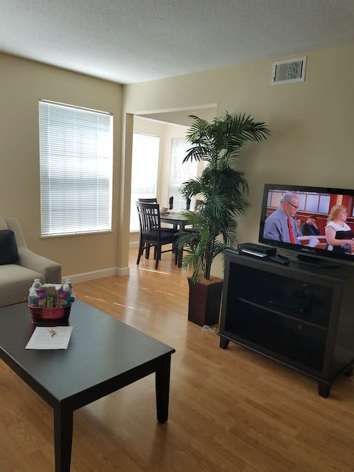 Furnished Living & Dining Room