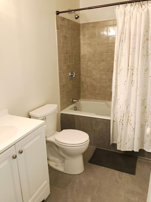 Newly renovated bathroom
