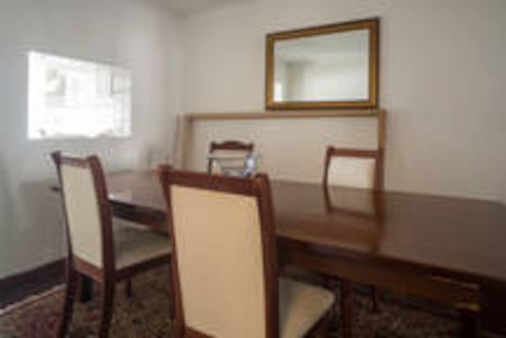 Dinning room to share more of our conversations and delicious meals.