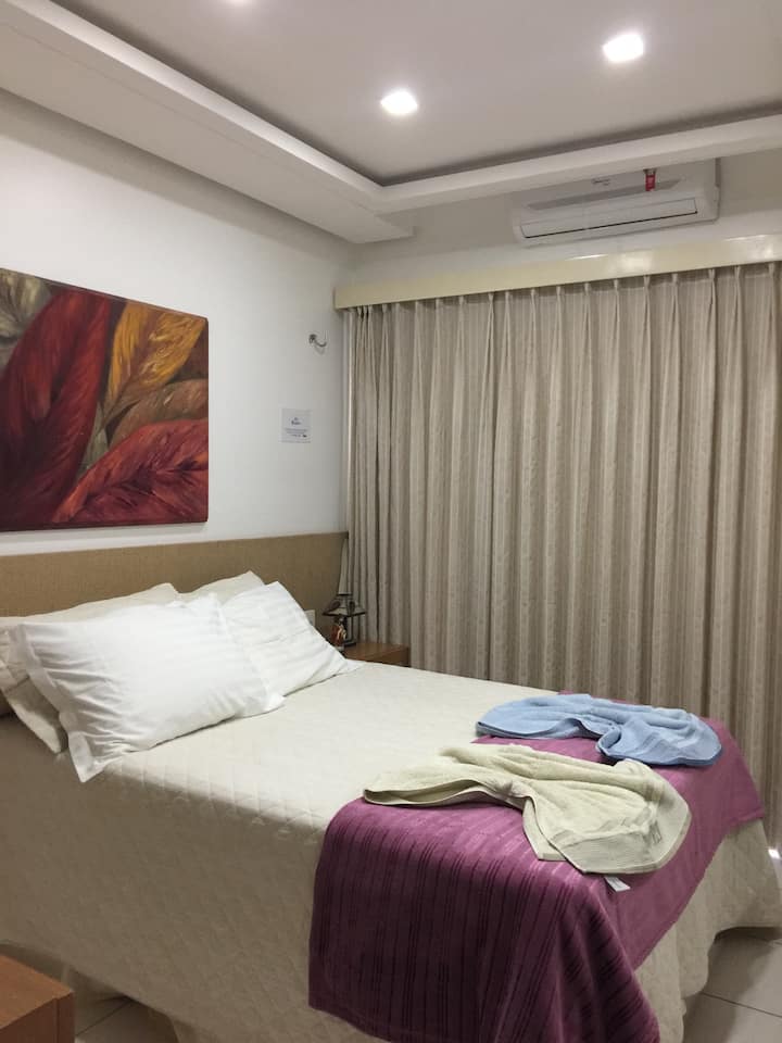 Chumba kilicho na kitanda cha watu wawili (1.40 mt) chumba cha 1