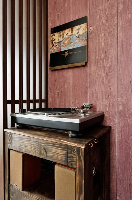 You can play some vinyls.