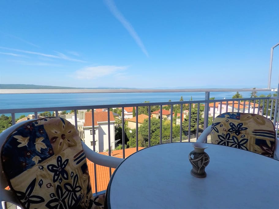 Balcony with sea view