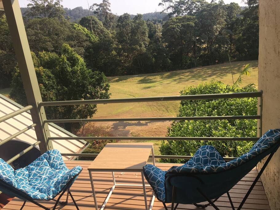 Balcony off the largest bedroom