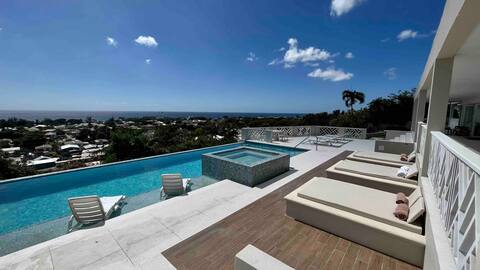 4 bed luxury Barbados villa with stunning views.