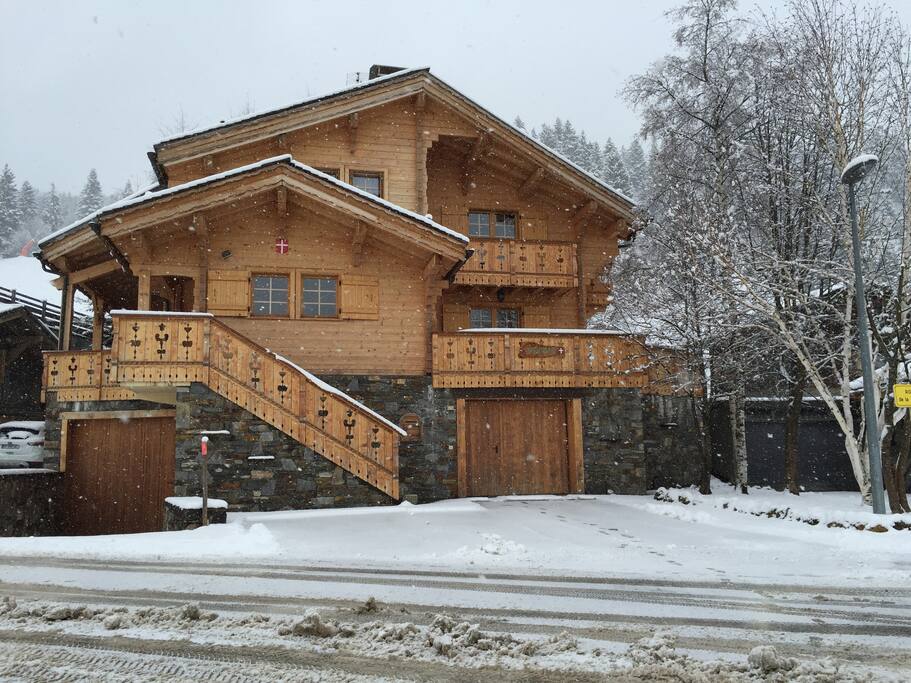 vue d'ensemble du chalet
