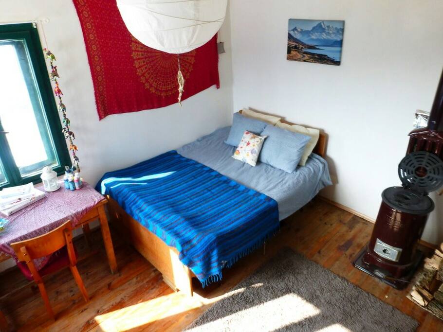 Your spacious, bright guest bedroom.